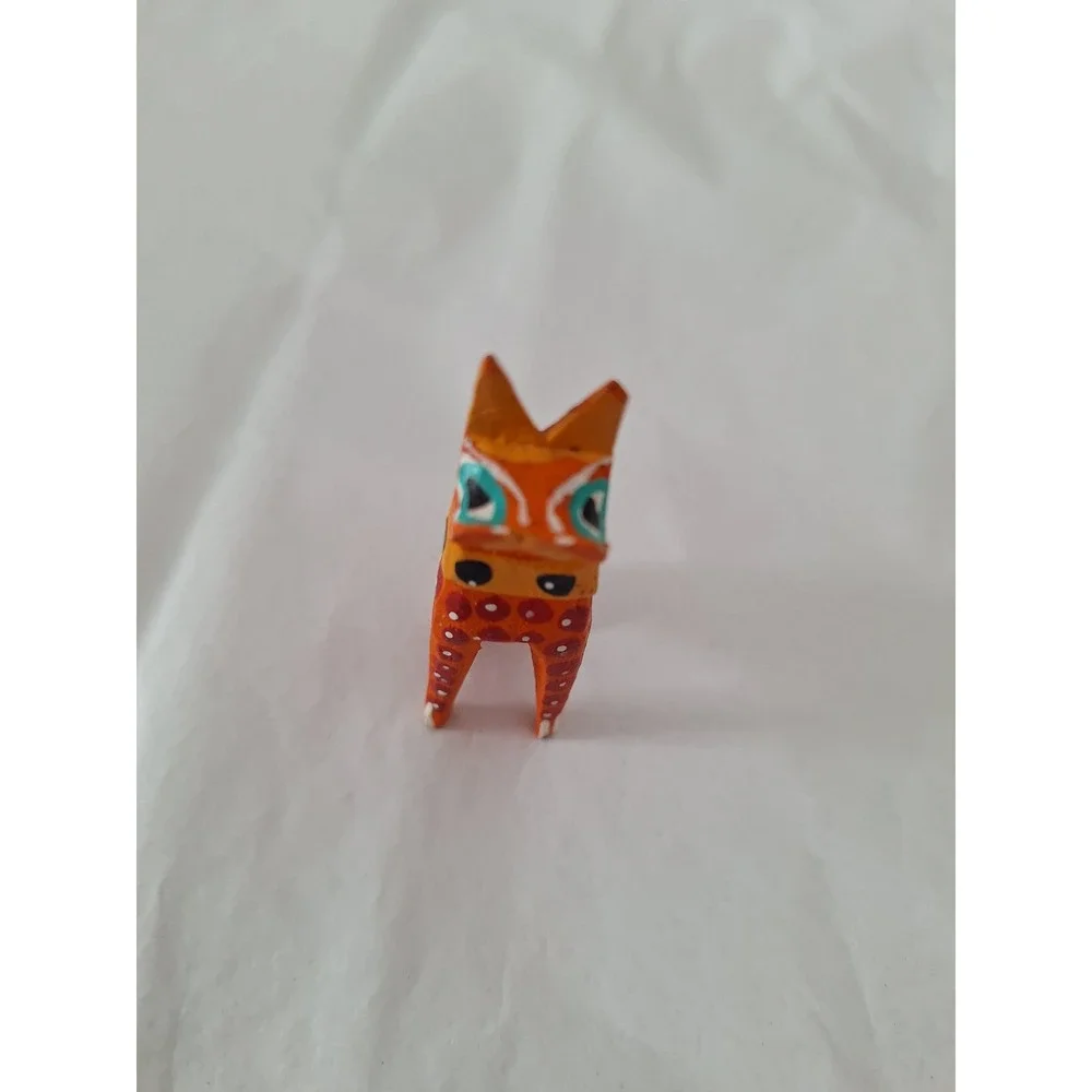 Little DOG‎ Alebrije Hand Carved Oaxacan Folk Art Oaxaca Mexico